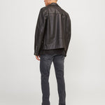 jeans glenn cb 817 12159030BLACK DENIM JACK & JONES