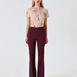 Pantalone CFC0125412003Bordeaux rosso RINASCIMENTO