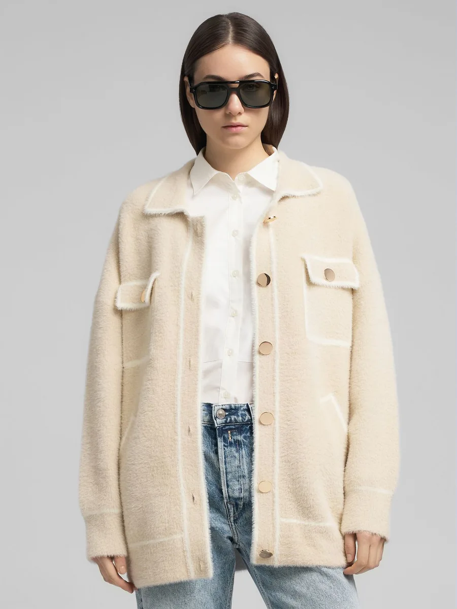 Maglia DK3914.000.G23908BEIGE REPLAY