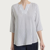 Camicia M3/4 Scollo V Ragno 