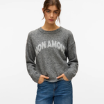 maglia amoremio 10331278MEDIUM GREY MELANGE VERO MODA