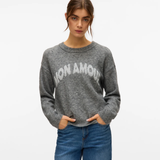 maglia amoremio 10331278MEDIUM GREY MELANGE VERO MODA