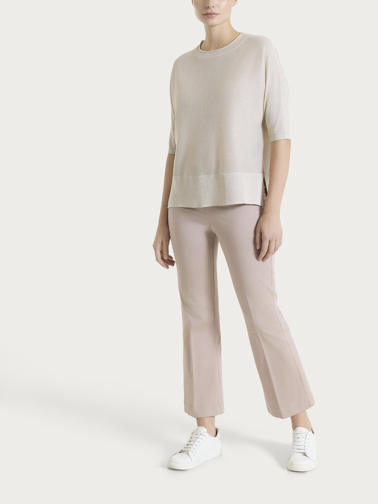 Pantalone Cropped Flare Ragno 