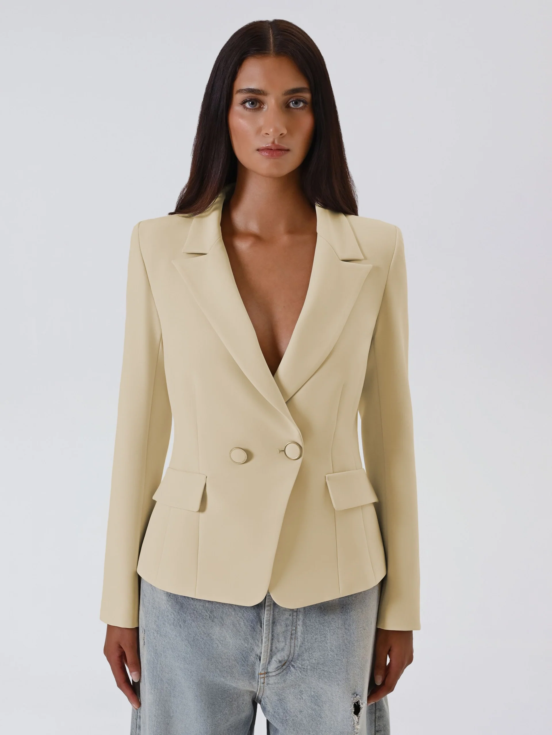 Giacca CFC0125430003Beige scuro RINASCIMENTO