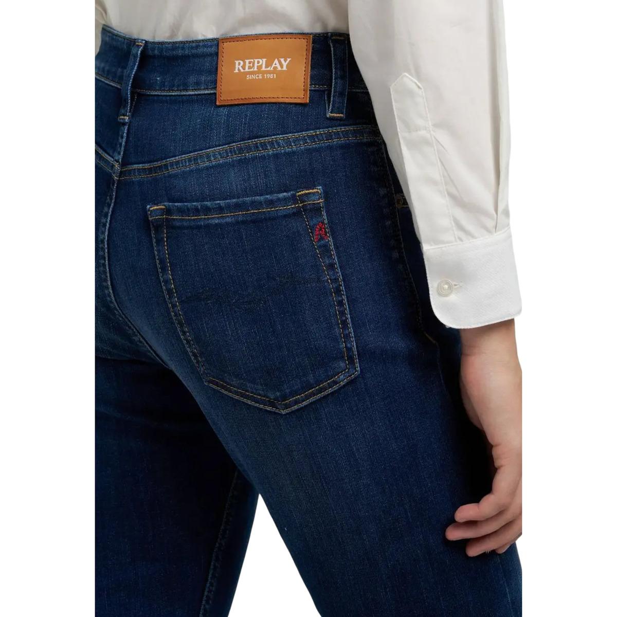 Pantalone WA416 .000.685 913DARK BLUE REPLAY