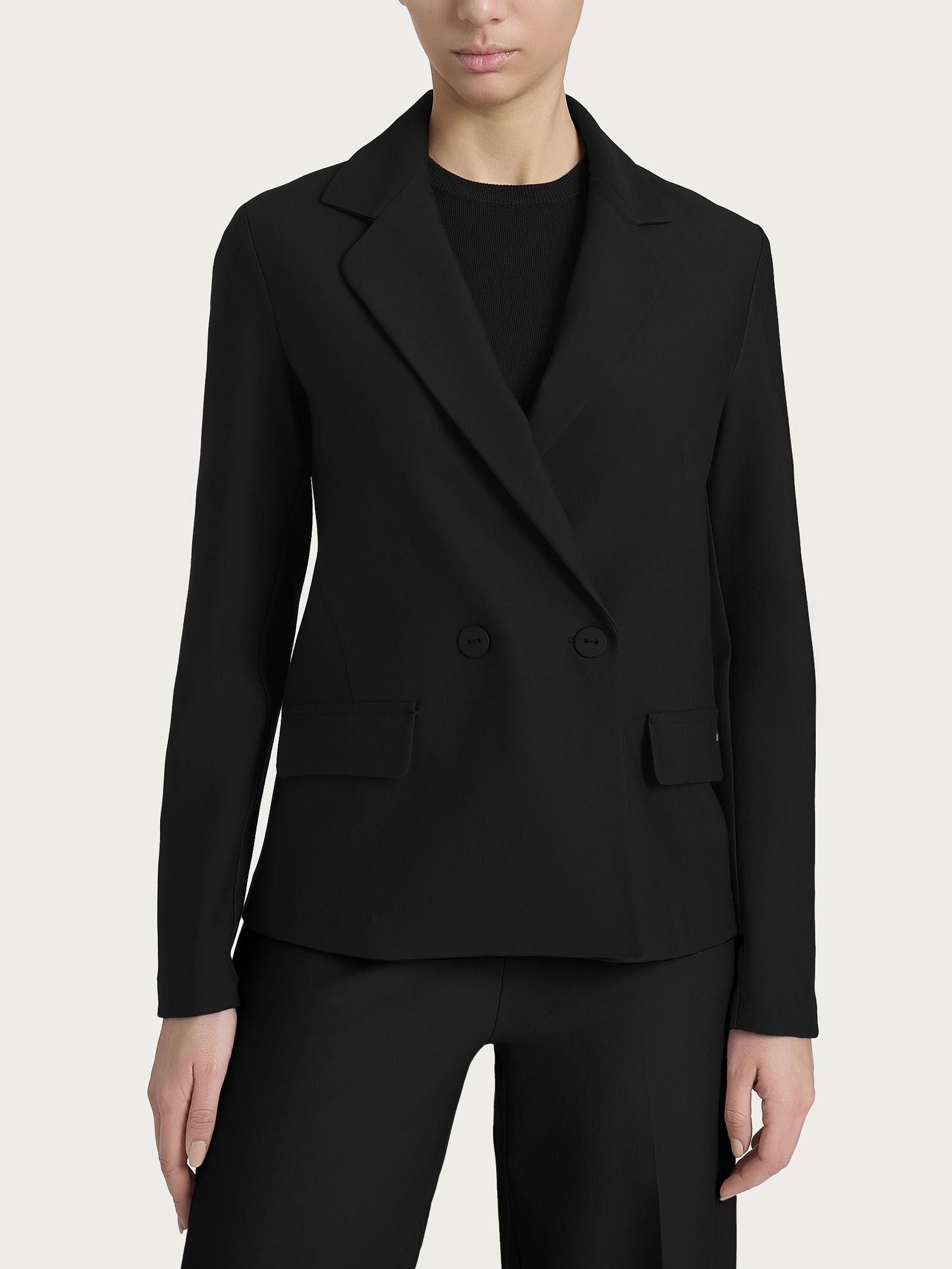 GIACCA DOPPIO PETTO DR32G6Nero RAGNO