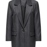 Giacca monopetto grigia 