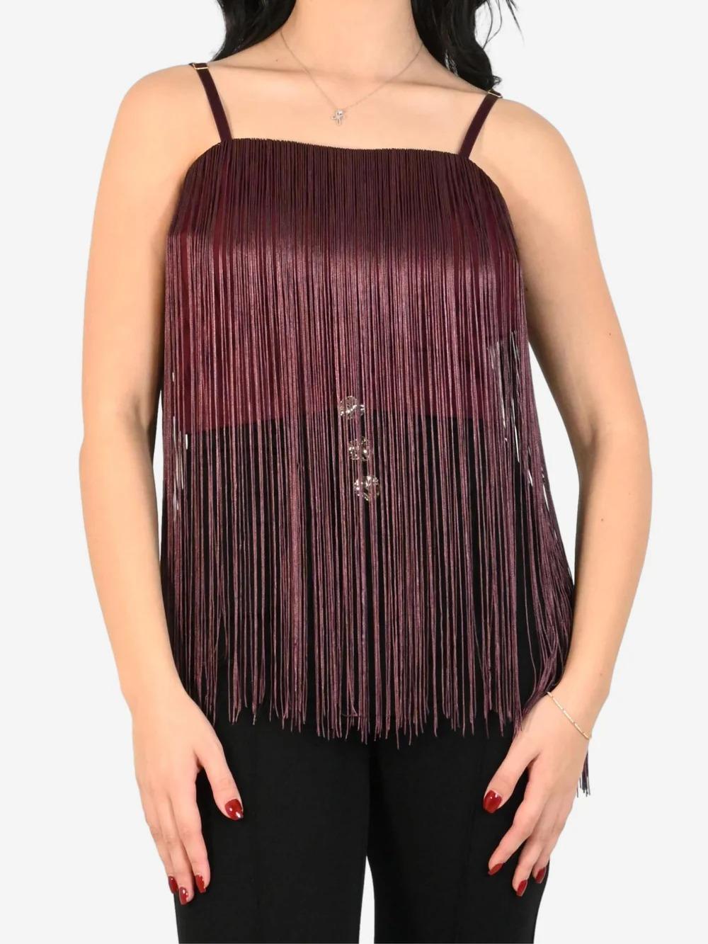 camicia CFC0126601003BORDEAUX ROSSO RINASCIMENTO