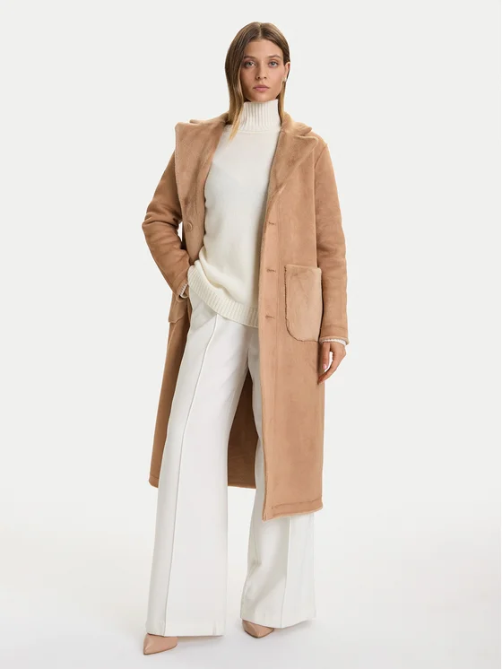 Cappotto CFC0122205003Cammello beige RINASCIMENTO