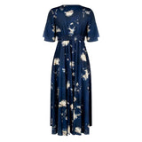 Abito Intero CFC0125490003Blu CURVY