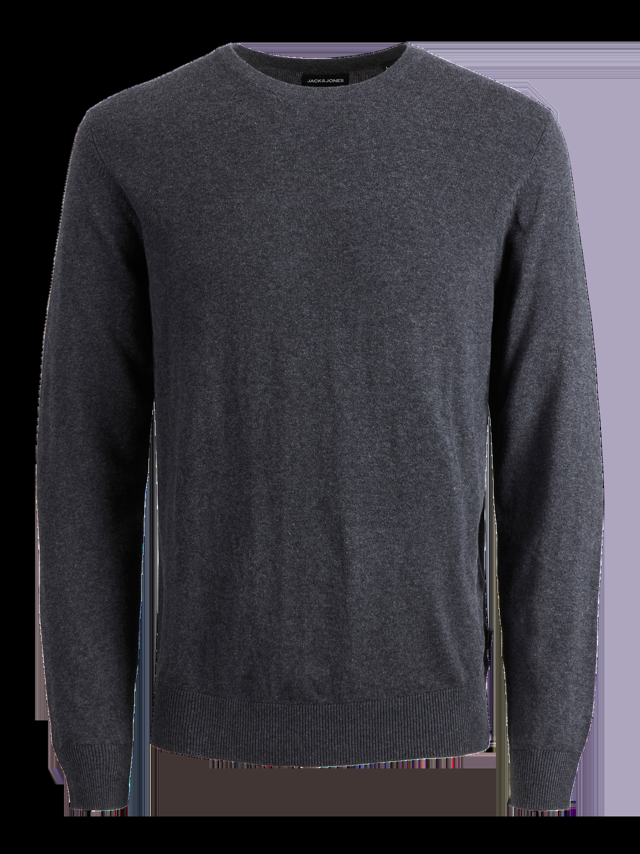 maglia basic 12137190DARK GREY MELANGE JACK & JONES