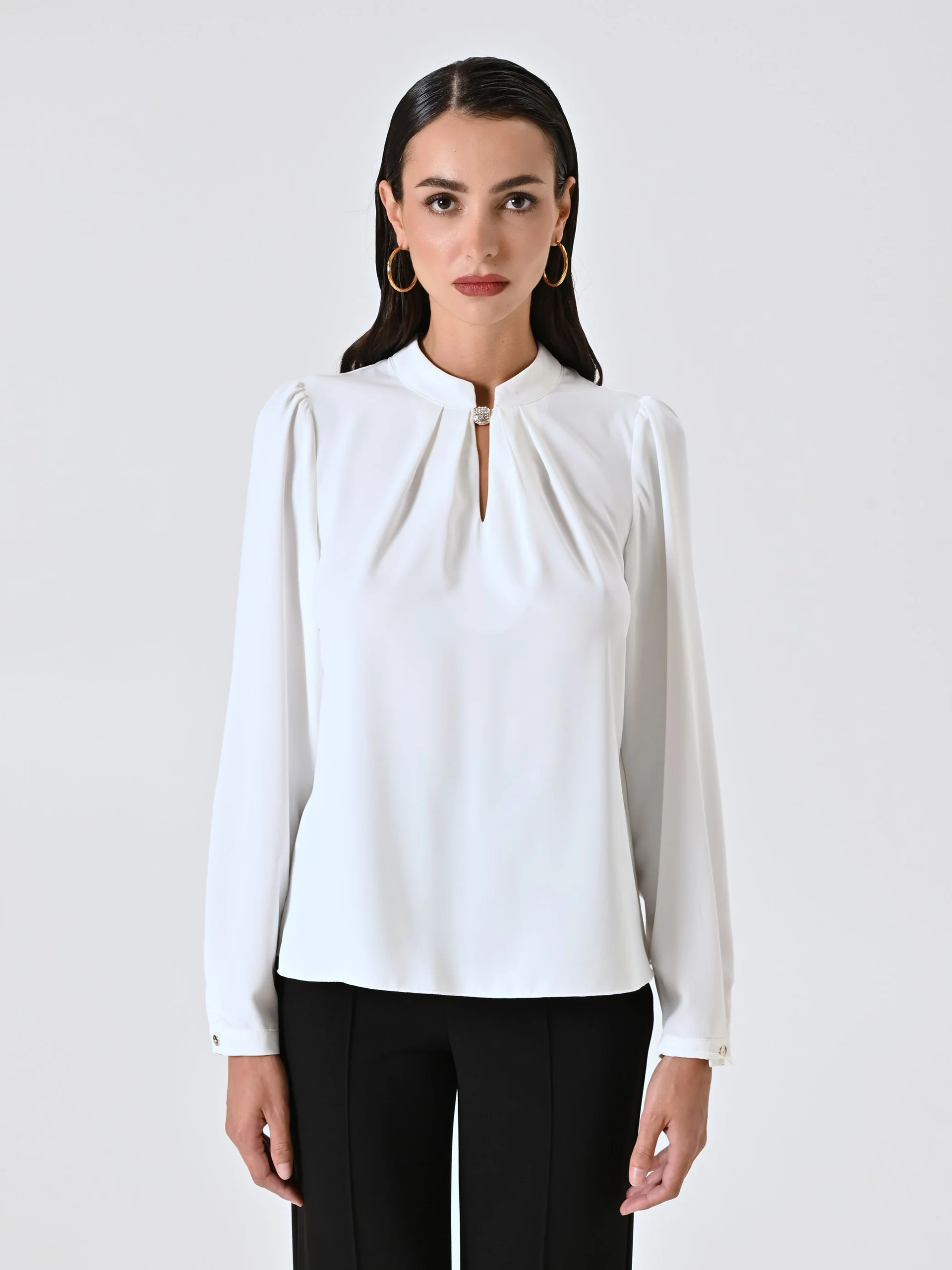 Blusa CFC0125087003Panna bianco RINASCIMENTO