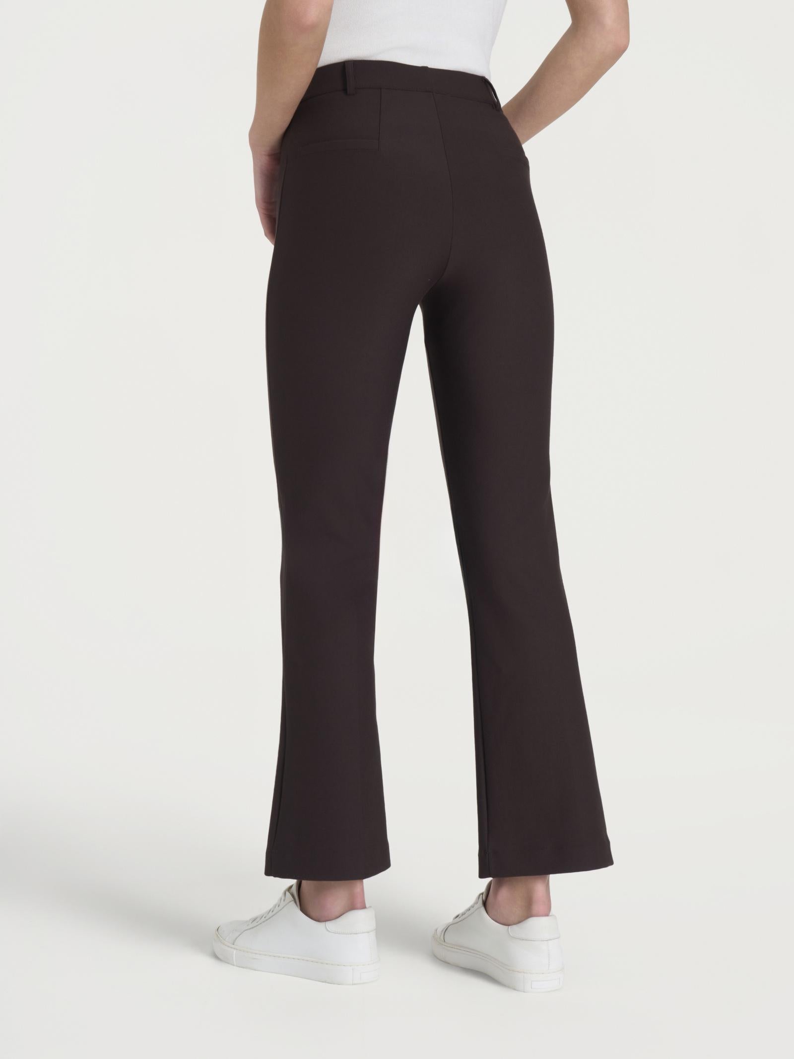PANTALONE CROPPED FLARE DE72PMChocolate Torte RAGNO