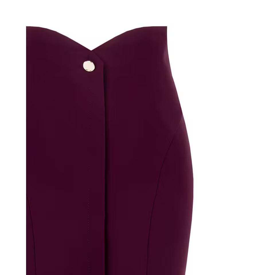 Gonna CFC0125561003Bordeaux rosso RINASCIMENTO