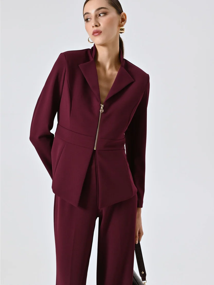 Giacca CFC0125281003Bordeaux rosso RINASCIMENTO