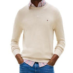 MAGLIA MW0MW39999Oatmilk TOMMY HILFIGER