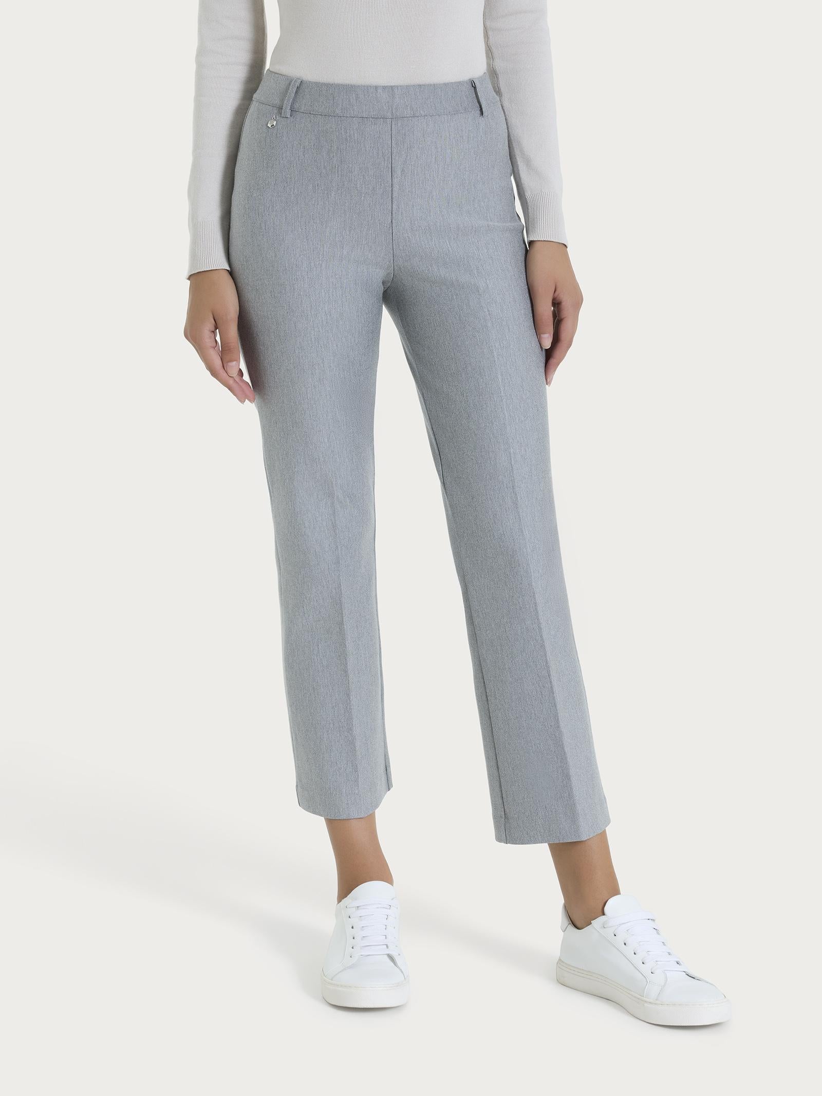PANTALONE CROPPED FLARE DE72PMGrigio Mel. RAGNO