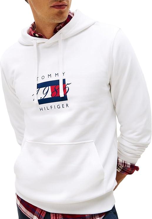 FELPA MW0MW41332White TOMMY HILFIGER