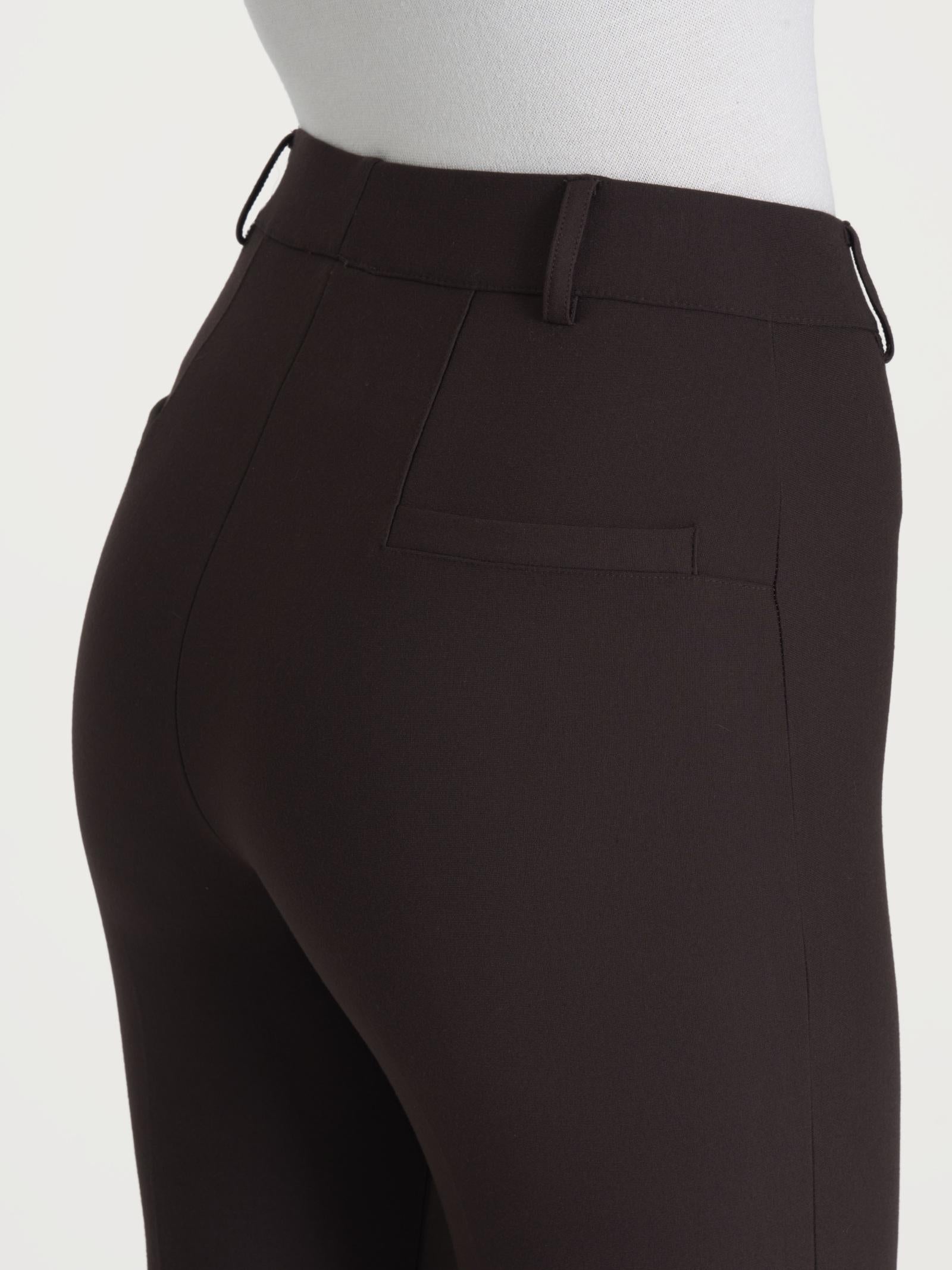 PANTALONE CROPPED FLARE DE72PMChocolate Torte RAGNO