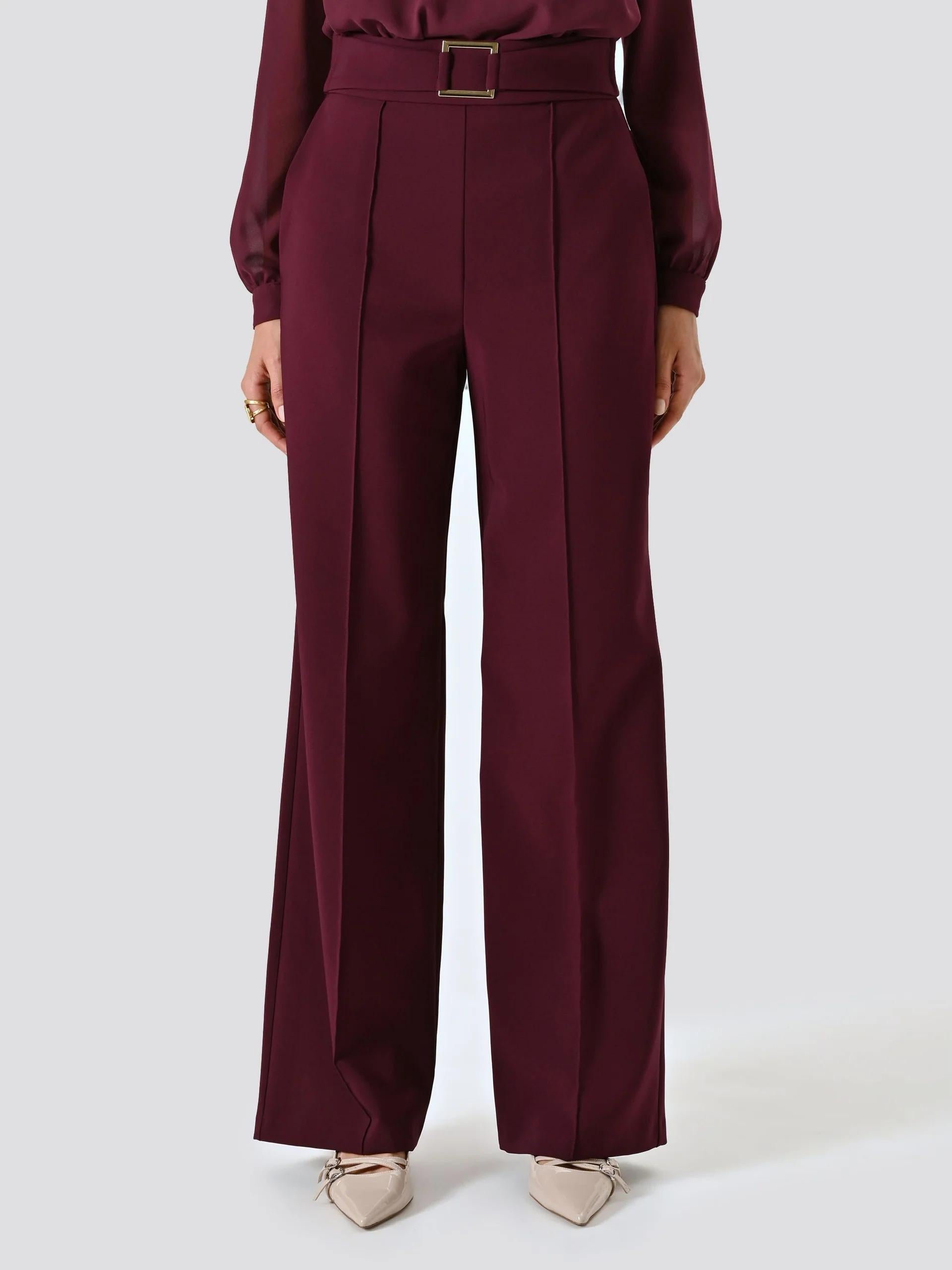 Pantalone CFC0125656003Bordeaux rosso RINASCIMENTO