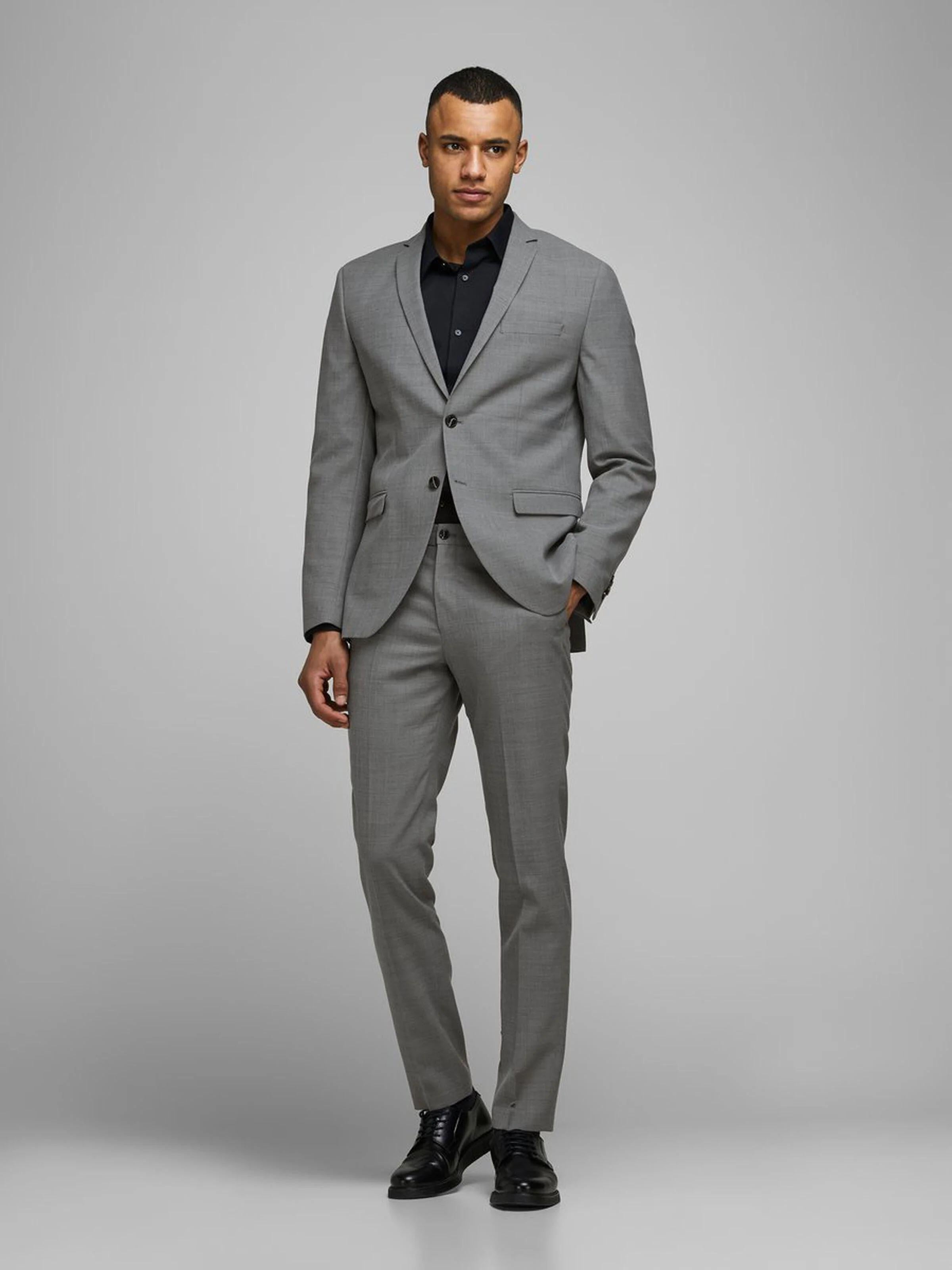 12141112LIGHT GREY JACK & JONES