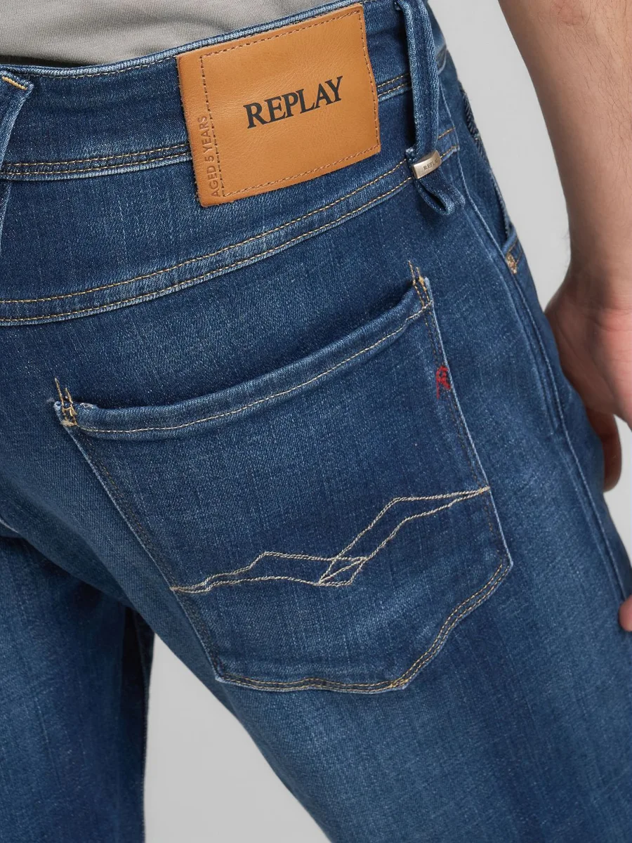 Pantalone M914Q .000.141 908DARK BLUE REPLAY