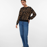 maglia siljeanimal 10330808TIGERS EYE VERO MODA