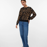 maglia siljeanimal 10330808TIGERS EYE VERO MODA