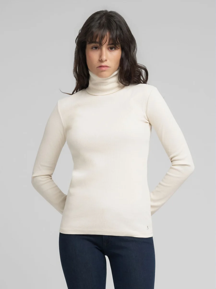 T-shirt manica lunga W3445 .000.23970WINTER WHITE REPLAY