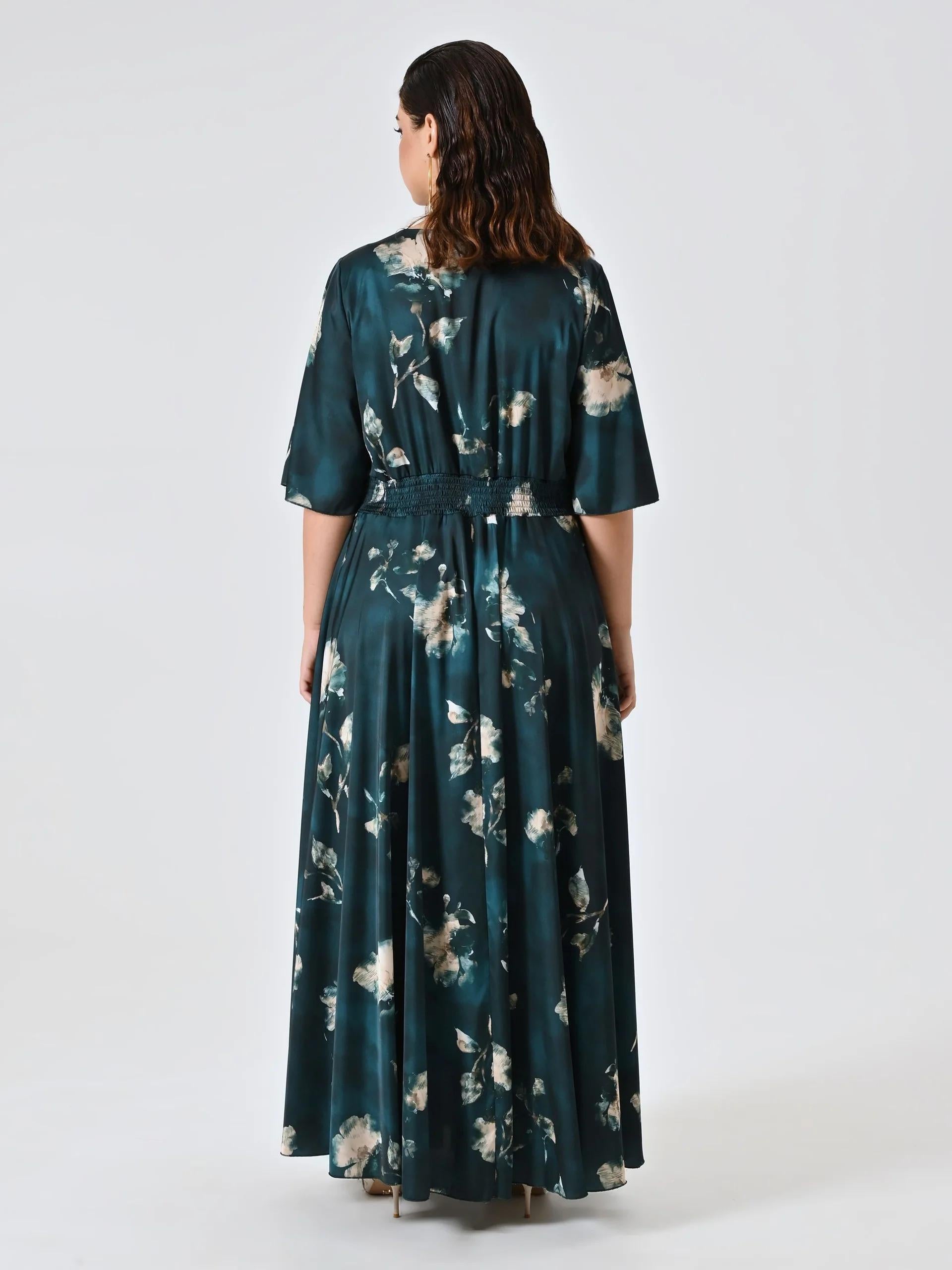 Abito Intero CFC0125490003Verde CURVY