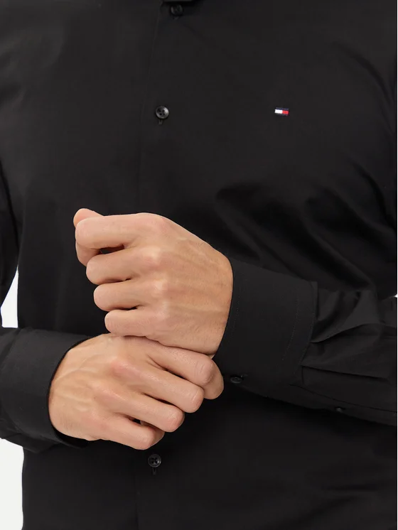 CAMICIA MW0MW38347Black TOMMY HILFIGER