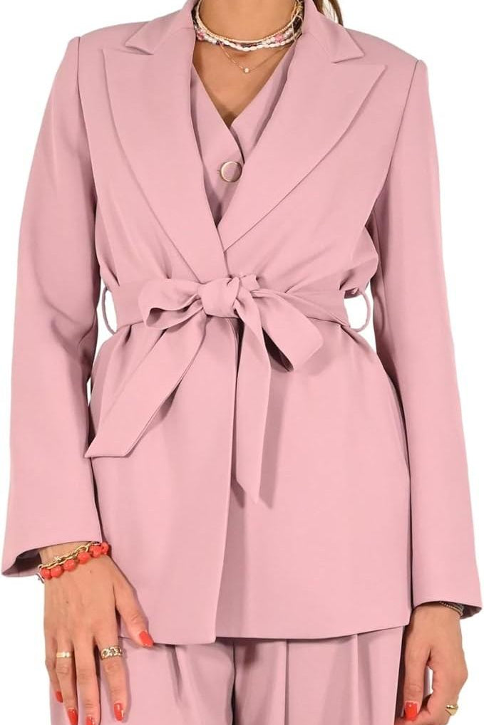 Giacca CFC0125491003Rosa Malva RINASCIMENTO