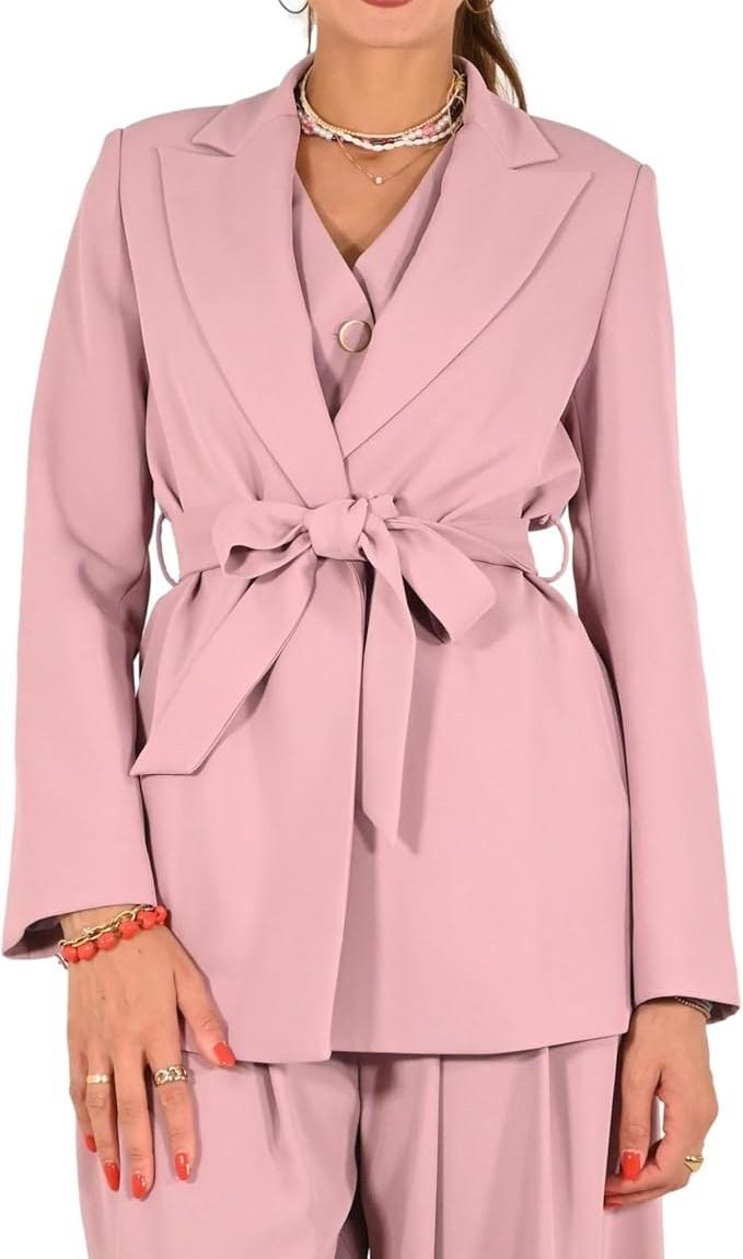 Giacca CFC0125491003Rosa Malva RINASCIMENTO