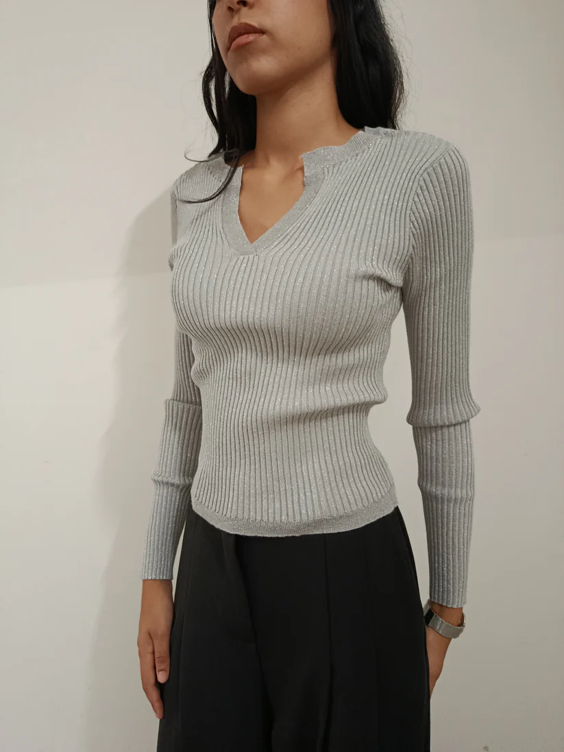 maglia roma 10334842LIGHT GREY MELANGE VERO MODA