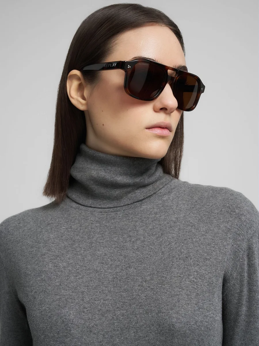 T-shirt manica lunga W3445 .000.23970DARK GREY MELANGE REPLAY