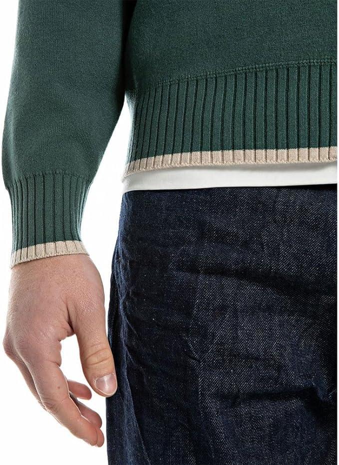 Maglia UK4887.000.G23538SEA GREEN REPLAY