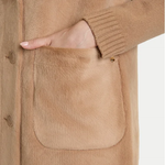 Cappotto CFC0122206003Cammello beige RINASCIMENTO