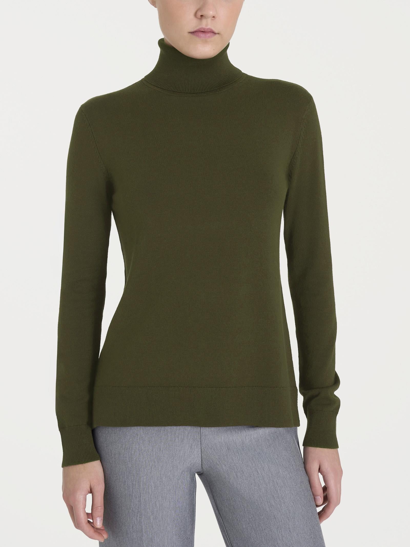 MAGLIA C/ROULE' DI44TKDark Olive RAGNO