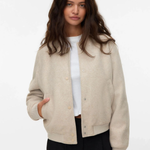 giubbotto fortune 10331816OATMEAL VERO MODA