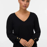 maglia hollykaris 10310578BLACK VERO MODA