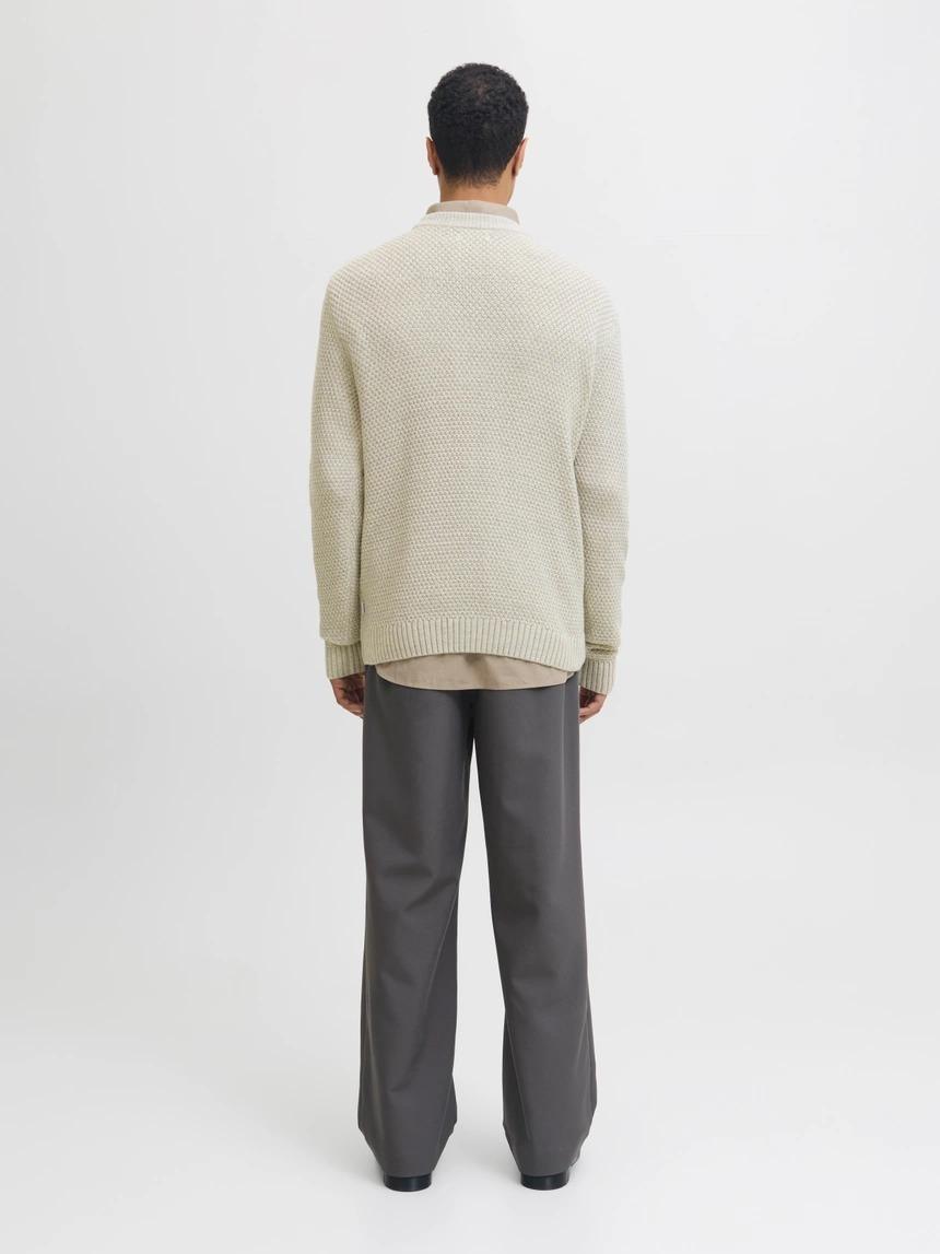 maglia paul 12279334WHITE MELANGE JACK & JONES