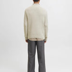 maglia paul 12279334WHITE MELANGE JACK & JONES