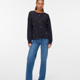 felpa fatilda 10333582BLACK VERO MODA