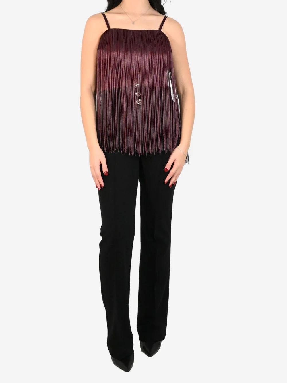 camicia CFC0126601003BORDEAUX ROSSO RINASCIMENTO