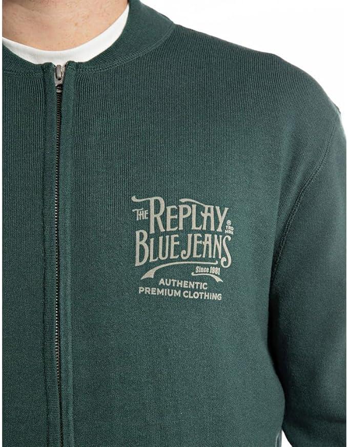 Maglia UK4887.000.G23538SEA GREEN REPLAY