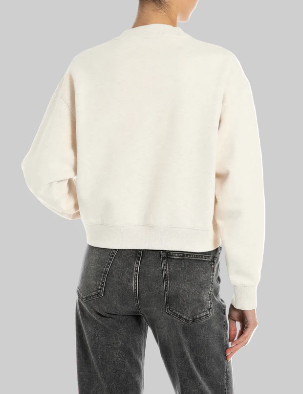 Felpa W3461E.000.23942WINTER WHITE REPLAY