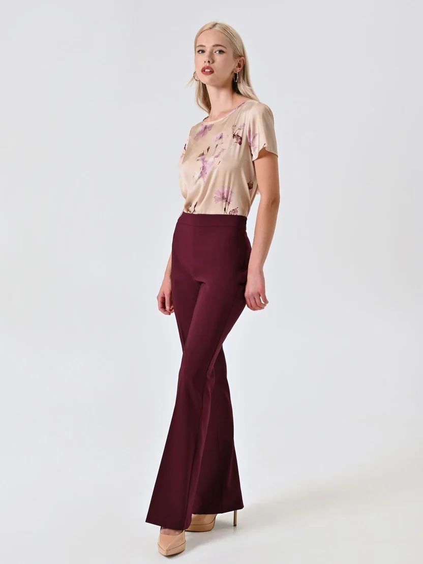 Pantalone CFC0125412003Bordeaux rosso RINASCIMENTO