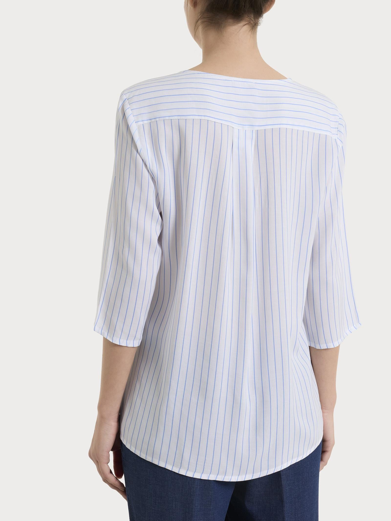 Camicia M3/4 Scollo V Ragno 