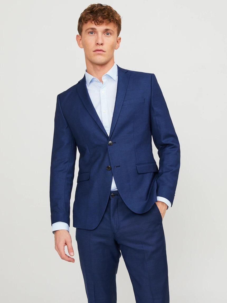 giacca solaris 12141107MEDIEVAL BLUE JACK & JONES