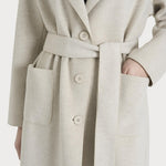 CAPPOTTO LUNGO DQ61KLCHAMPIGNON MEL. RAGNO